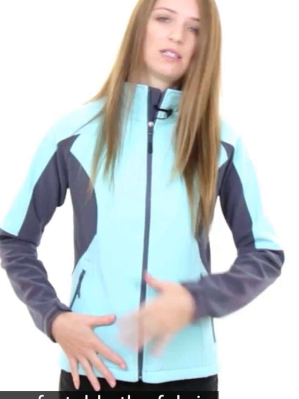 The North Face Shellrock jacket Aqua and Gray  Women size XS